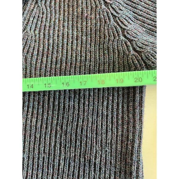 Vintage Shawl Collar Wool Cardigan Size Large Made in Britain Grandpa Sweater - Picture 8 of 12